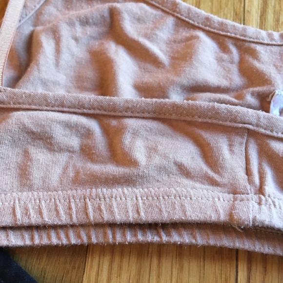 Miakoda Bralettes set of 2 black and tan size S/M Small/Medium - Picture 5 of 14